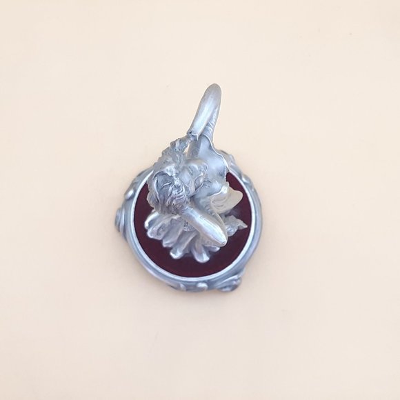 Caroline Pewter Statue Frou-Frou Collection by les Etains Du Prince made in Fran - Picture 7 of 11